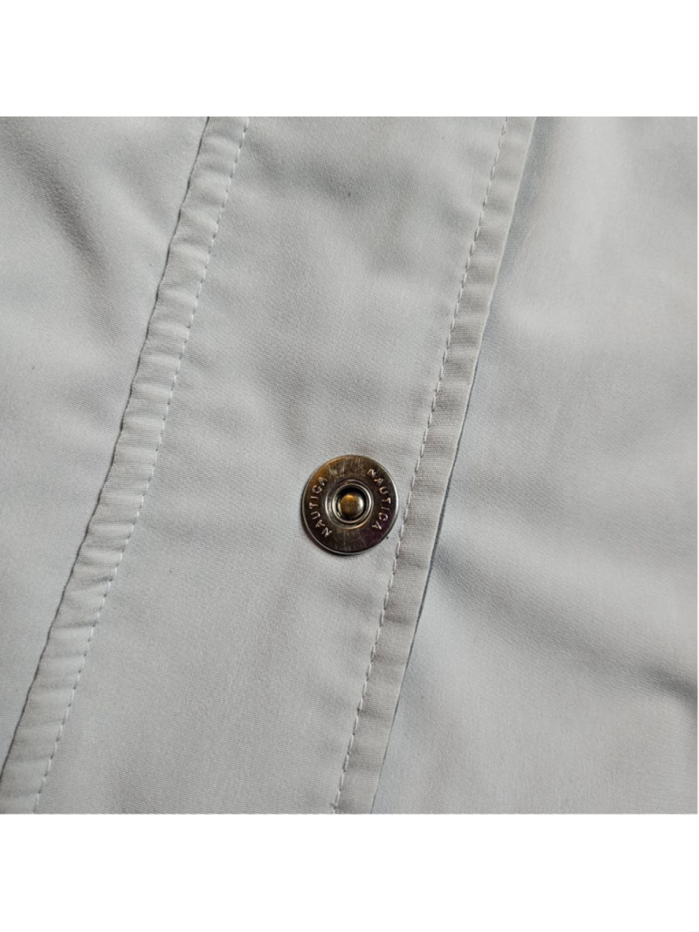 Nautica Medium Gray Wide Sleeve Lightweight Jacket - Picture 4 of 7